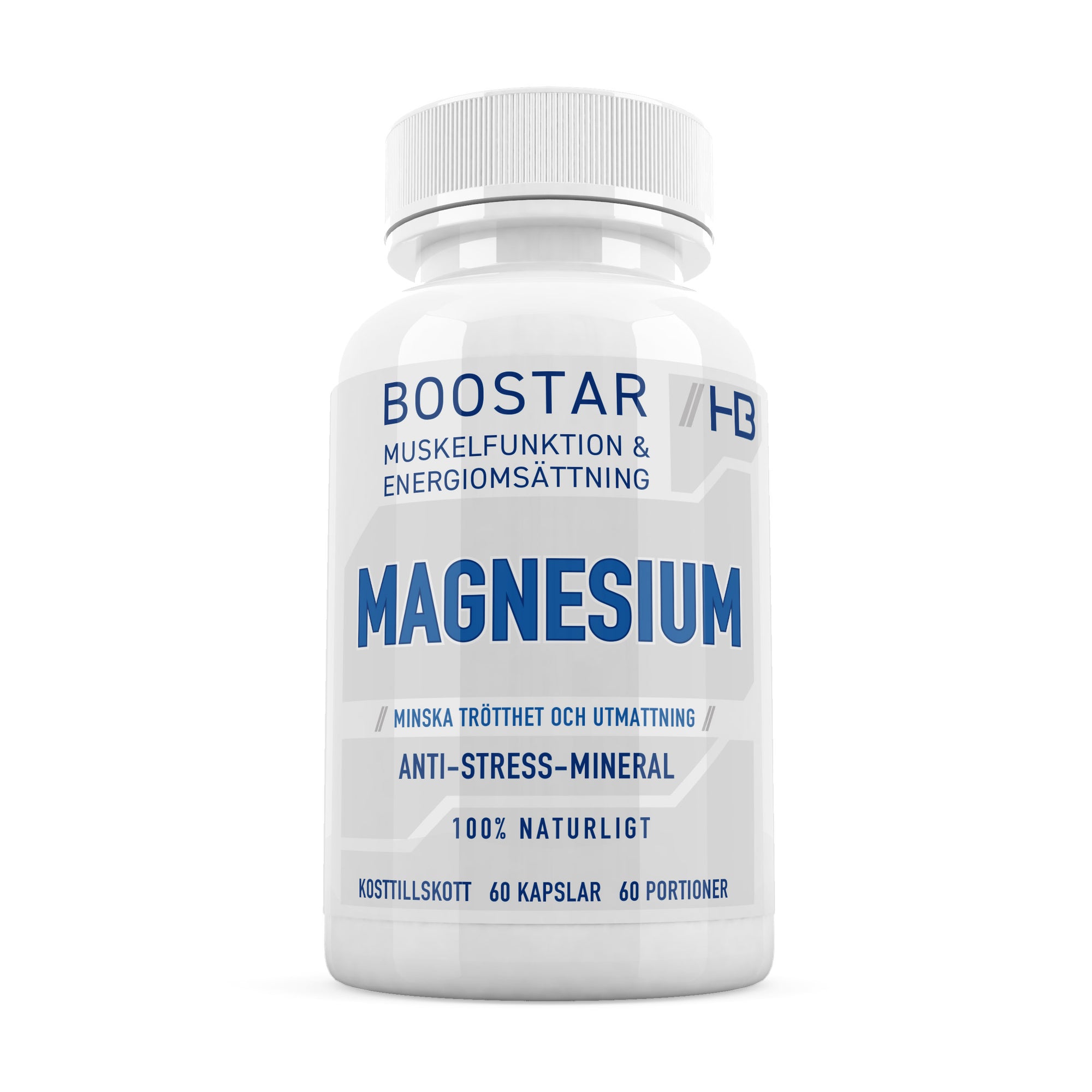 HB Magnesium 300mg – 60 Kapslar